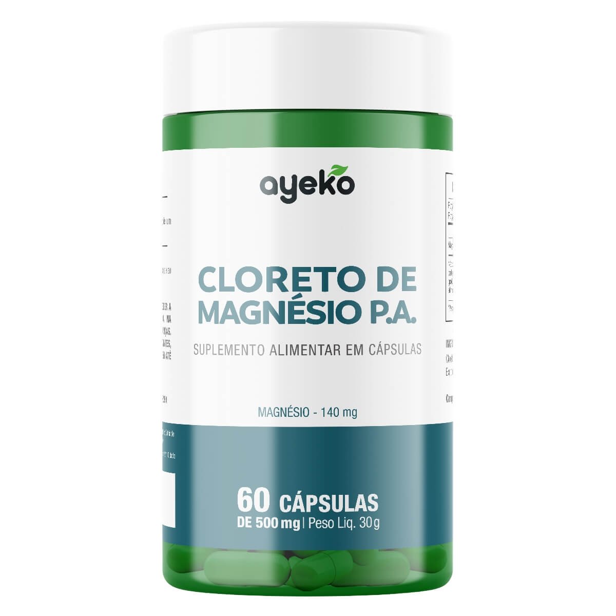 Cloreto de Magnésio P.A. 140 mg 60 Cápsulas