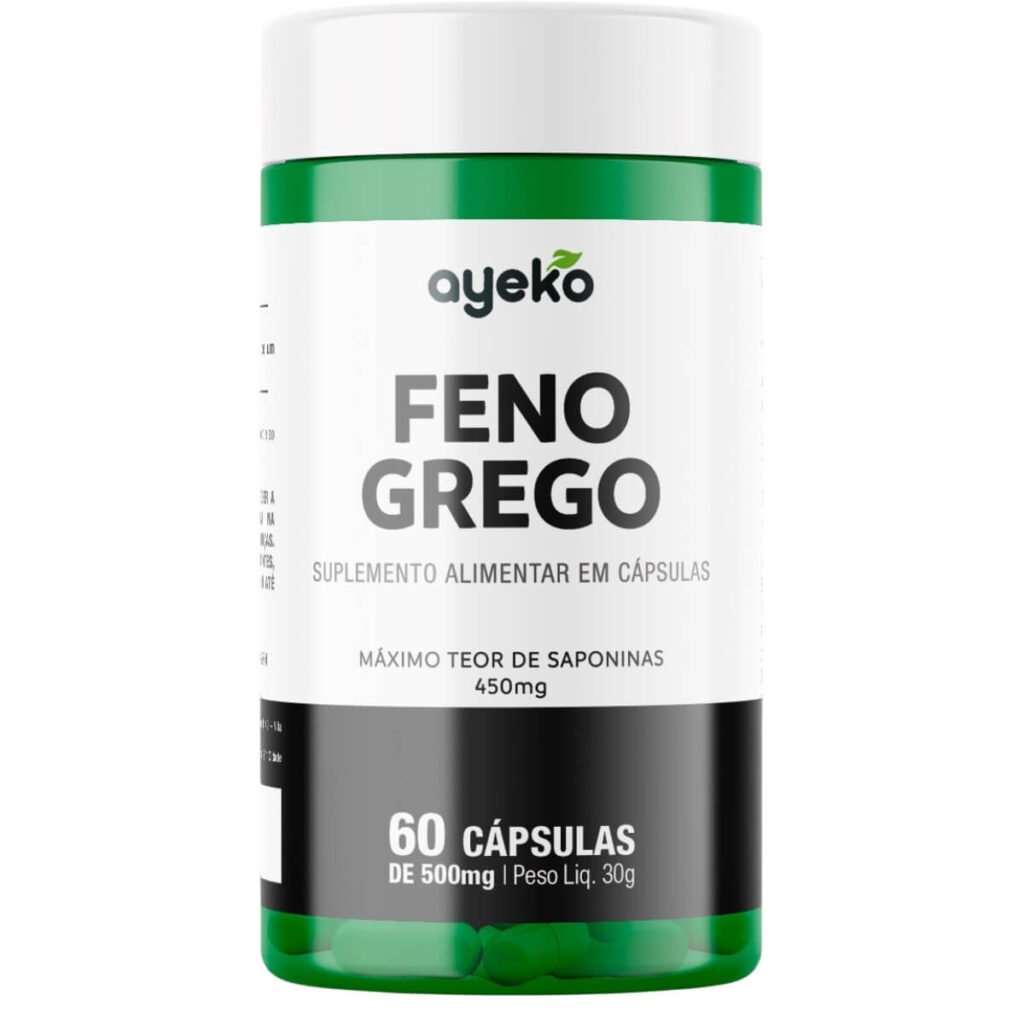 Feno Grego 450 mg de Saponinas 60 Cápsulas