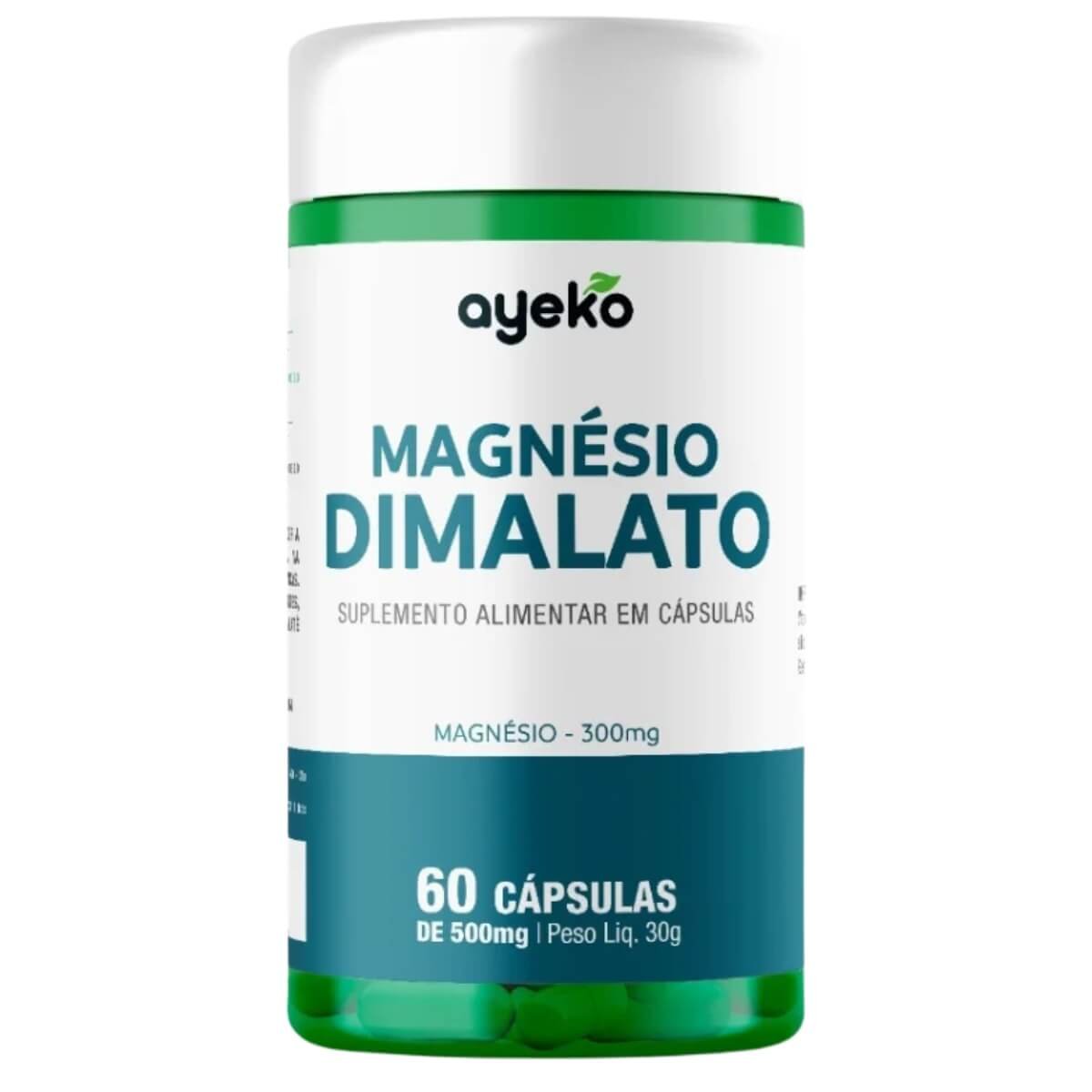 Magnésio Dimalato 300 mg 60 Cápsulas