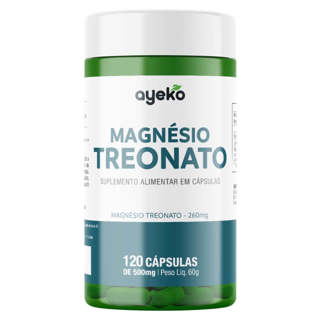 Magnésio Treonato 260 mg 120 Cápsulas