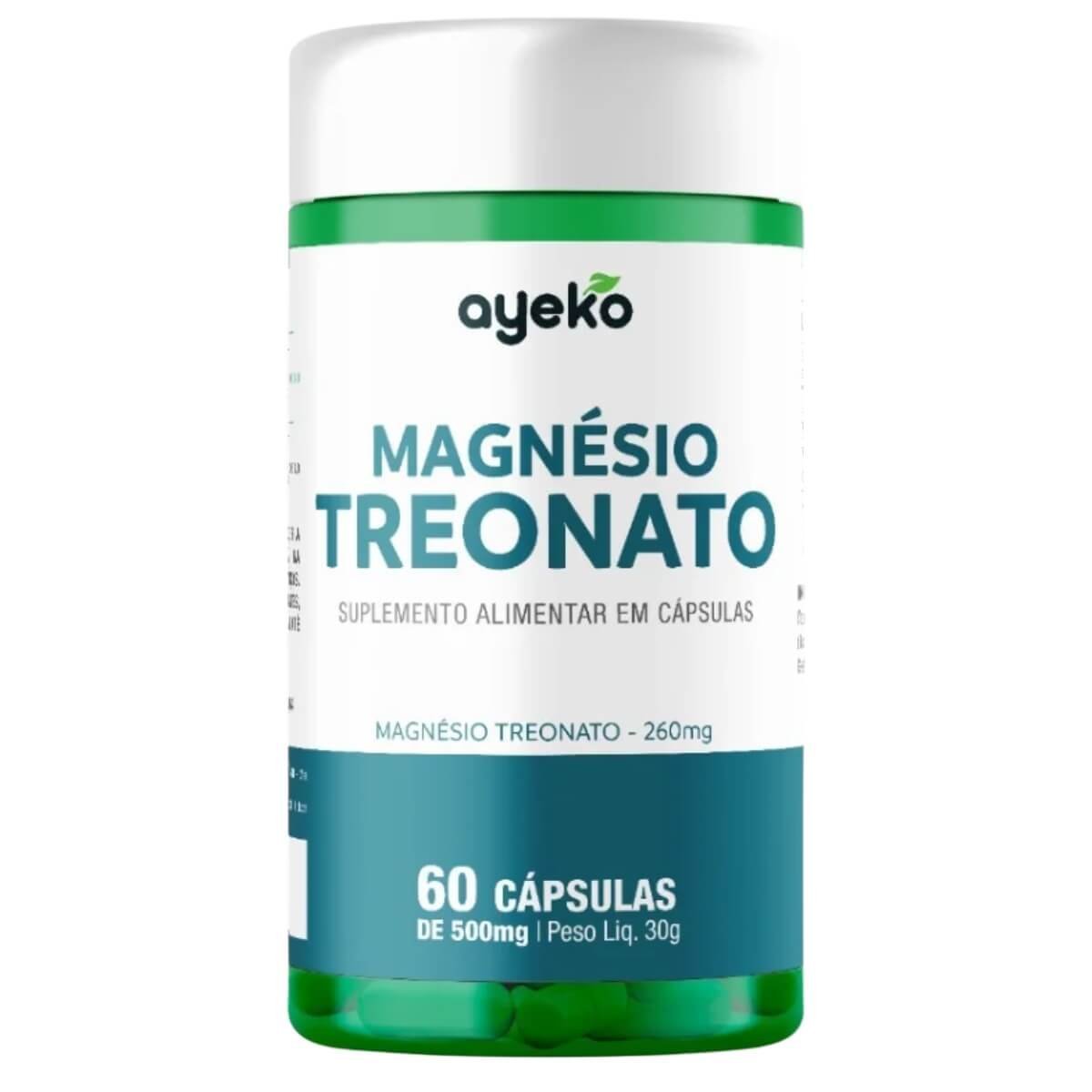 Magnésio Treonato 260 mg 60 Cápsulas