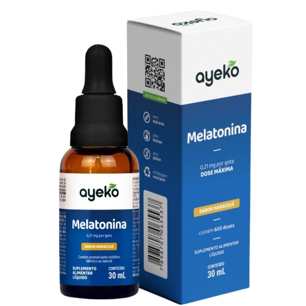 Melatonina 0,21 mg por Gota Sabor Maracujá 30 ml
