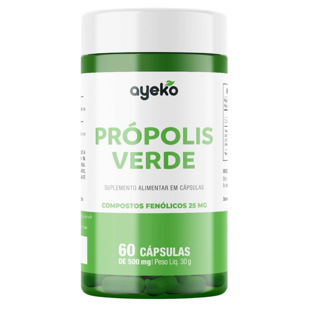 Própolis Verde 500 mg 60 Cápsulas