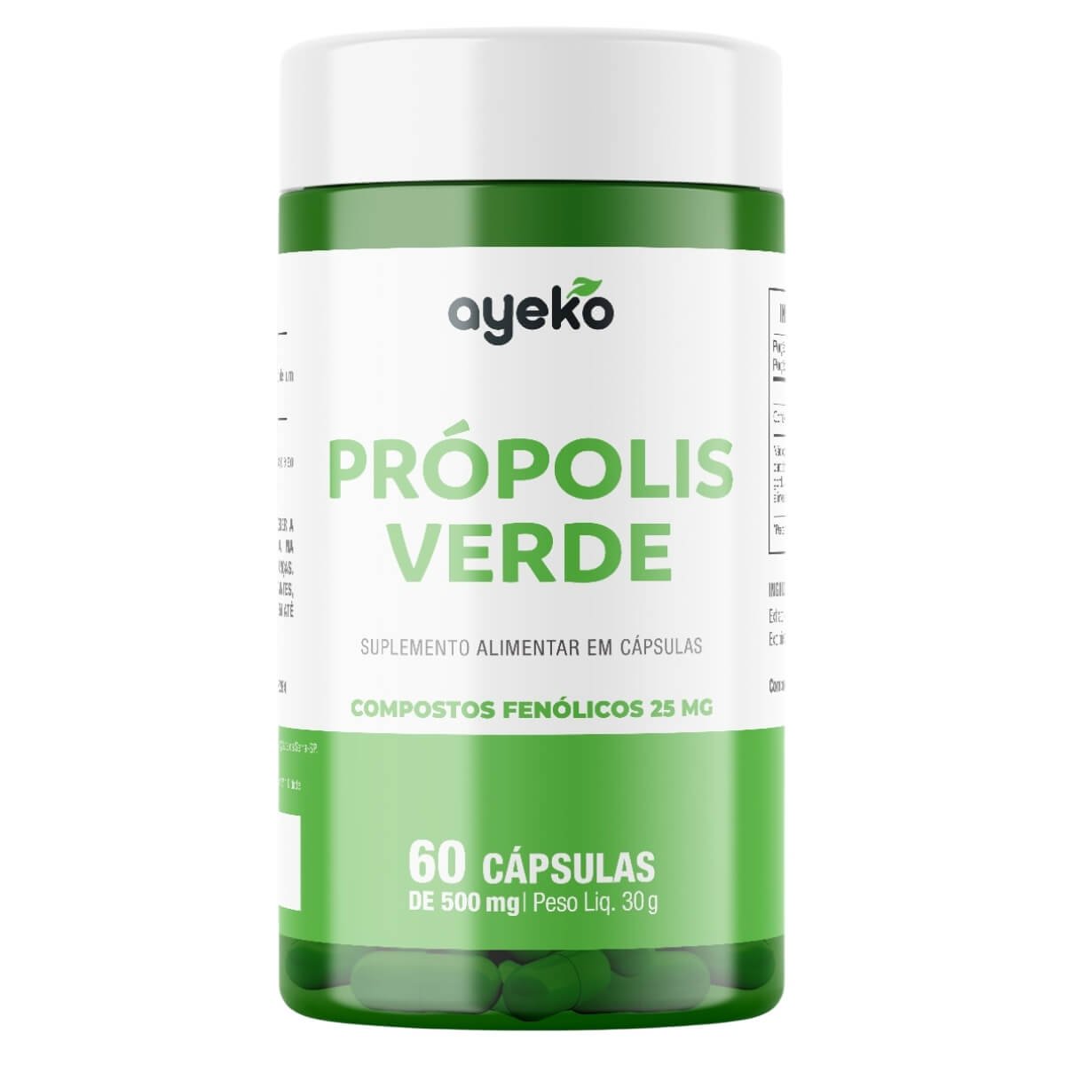 Própolis Verde 500 mg 60 Cápsulas