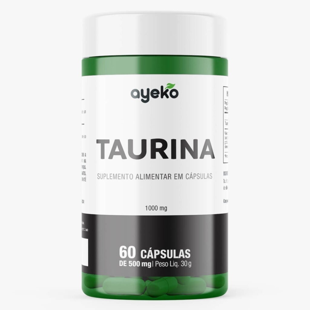 Taurina 1000 mg 60 Cápsulas