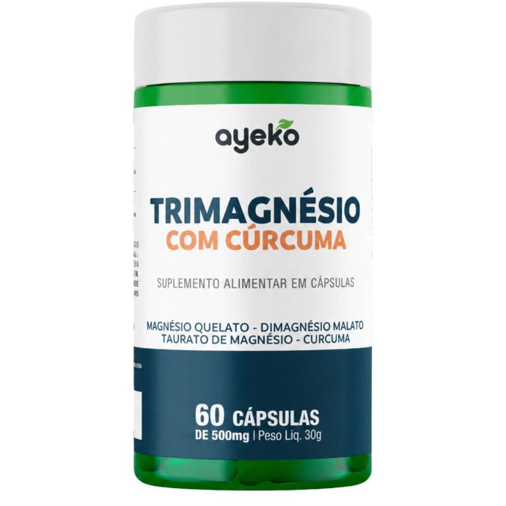 Trimagnésio com Cúrcuma 60 Cápsulas