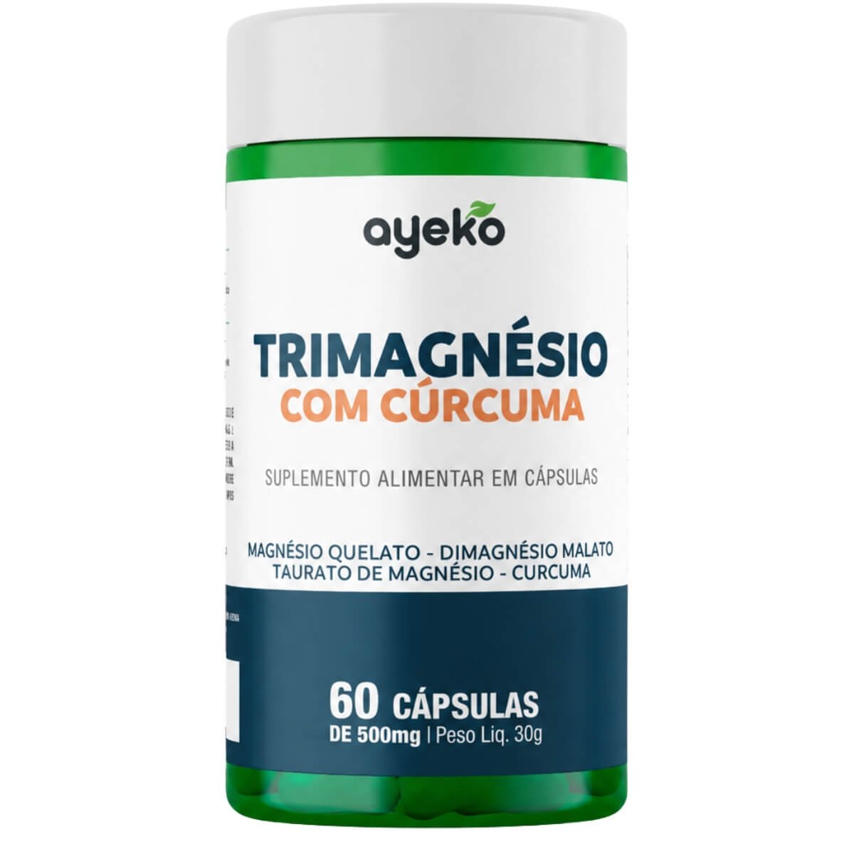 Trimagnésio com Cúrcuma 60 Cápsulas