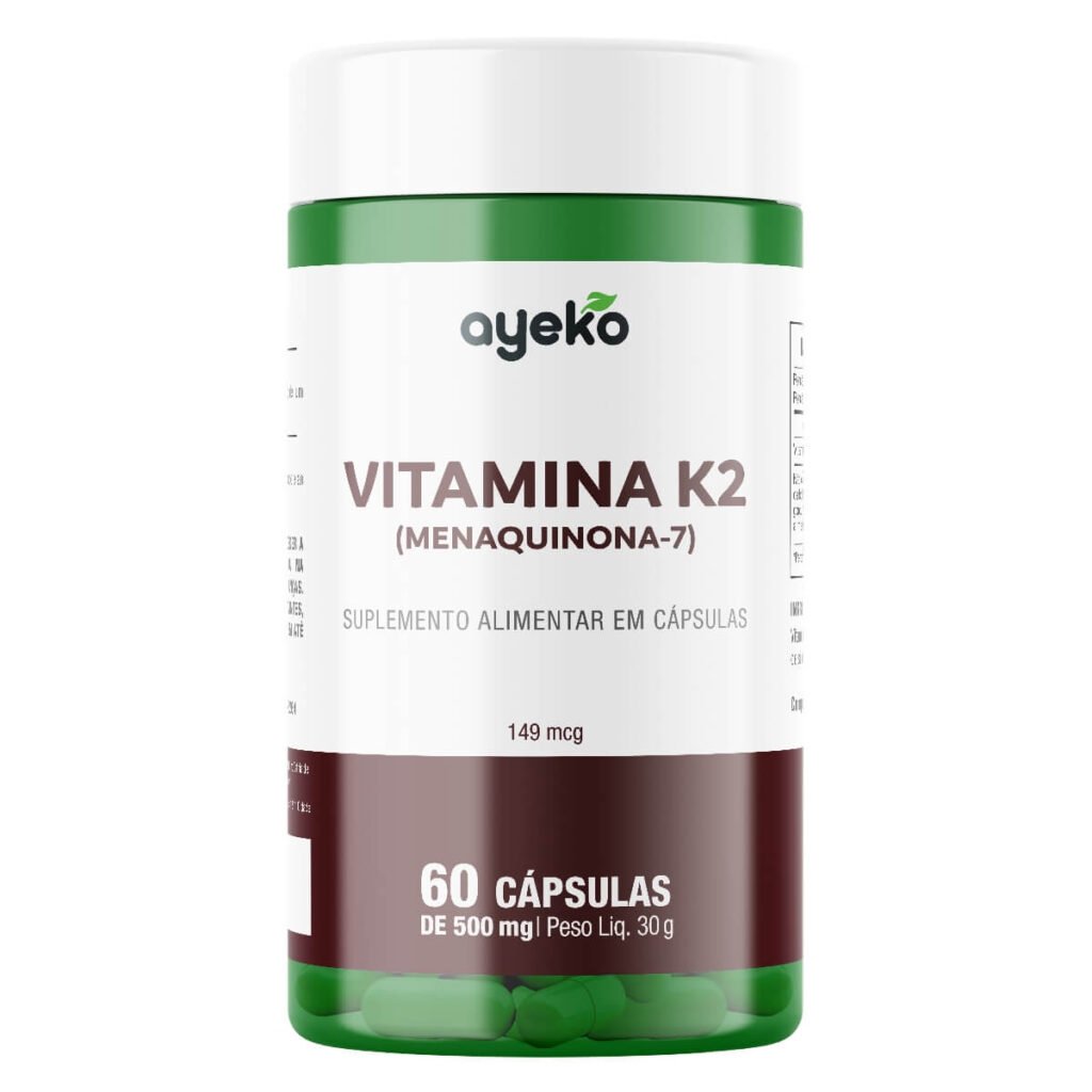 Vitamina K2 Menaquinona-7 149 mcg 60 Cápsulas